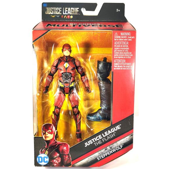 DC Multiverse Justice League THE FLASH w/STEPPENWOLF Part, New, See Pics/Descr. - Picture 1 of 9